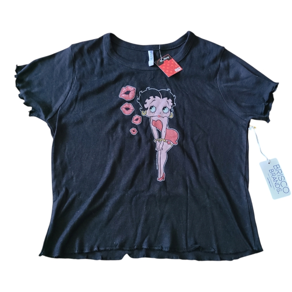 NWT | BRISCO BRANDS |  BETTY BOOP TOP |SIZE SMALL - Picture 2 of 13